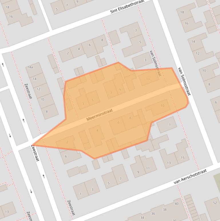 Kaart van postcodegebied 4761GH.