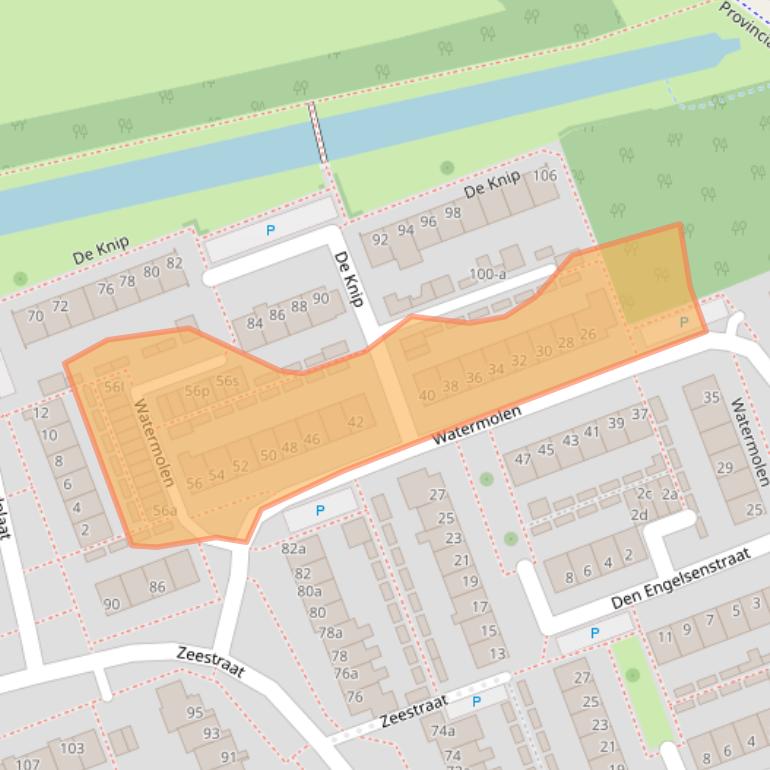 Kaart van postcodegebied 4761GT.