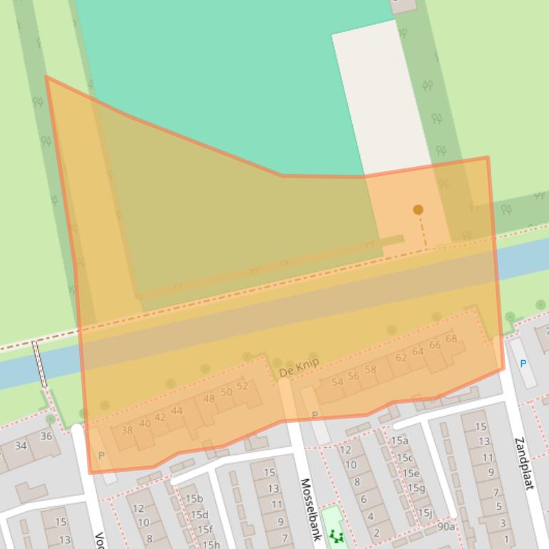 Kaart van postcodegebied 4761GW.