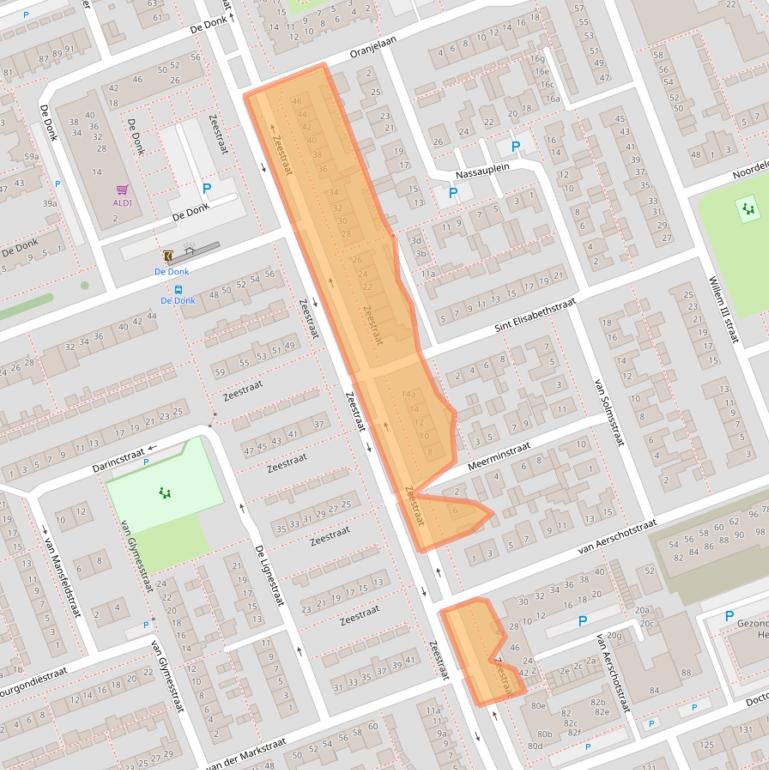 Kaart van postcodegebied 4761HL.