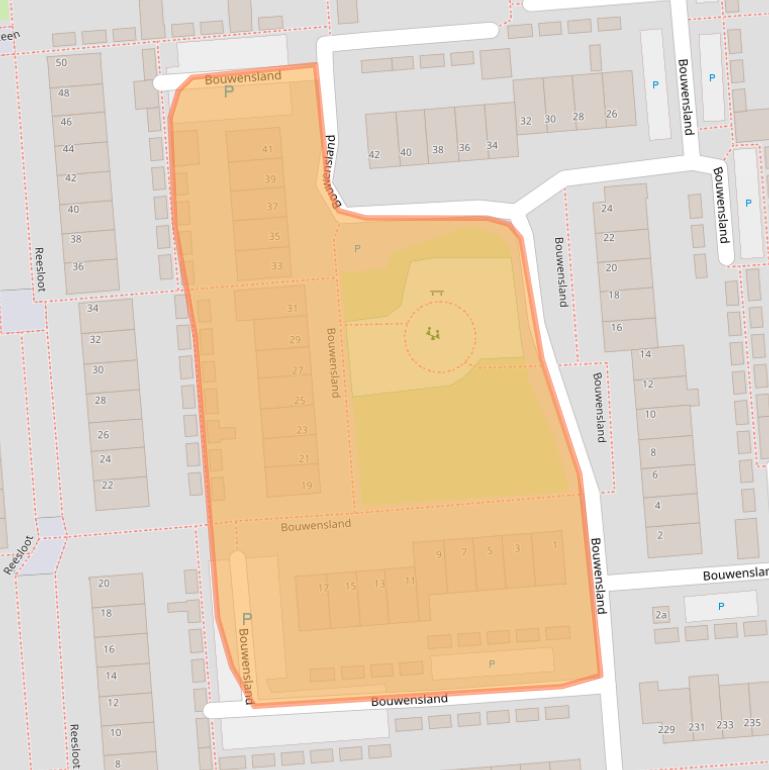 Kaart van postcodegebied 4761LA.