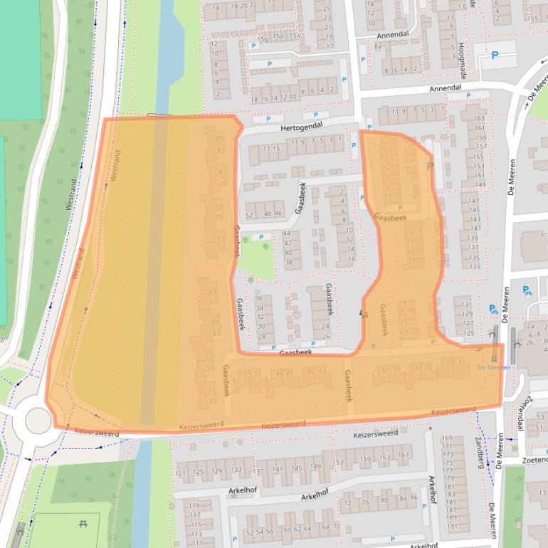 Kaart van postcodegebied 4761LR.