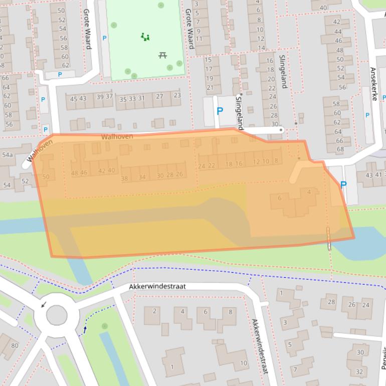Kaart van postcodegebied 4761MT.