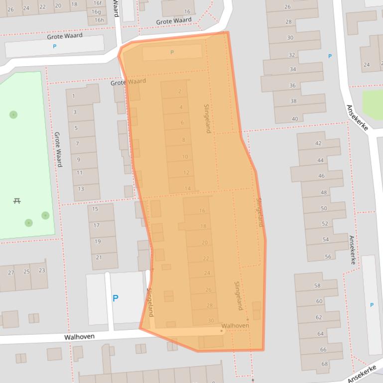 Kaart van postcodegebied 4761MX.