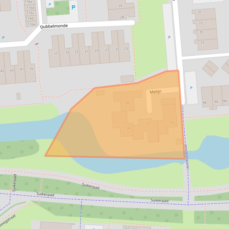 Kaart van postcodegebied 4761NT.