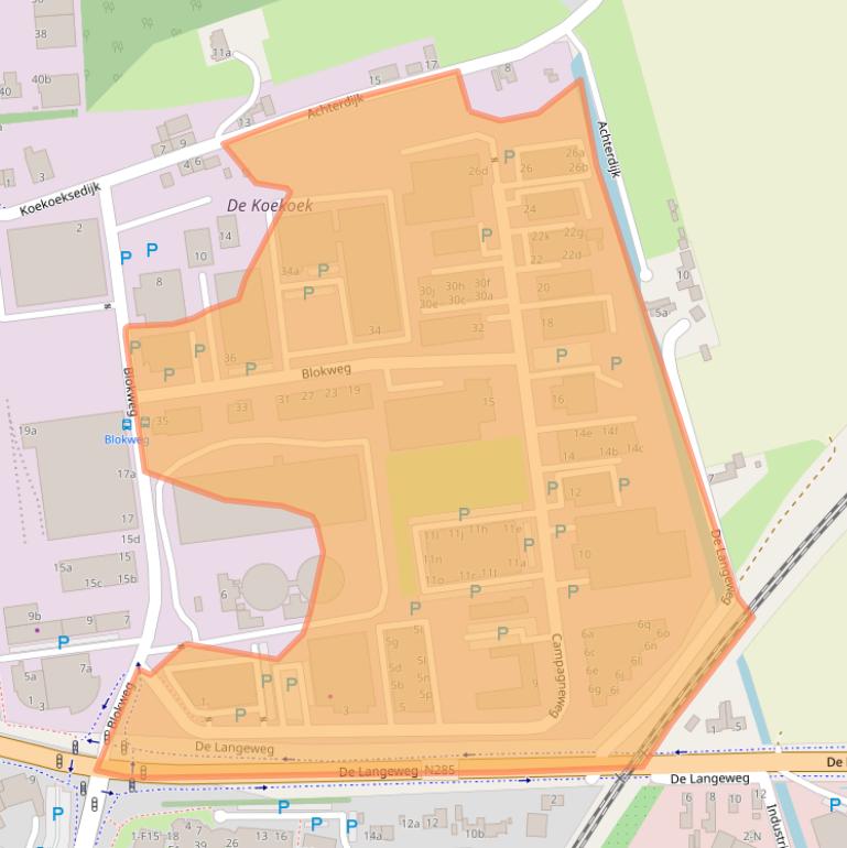 Kaart van postcodegebied 4761RM.