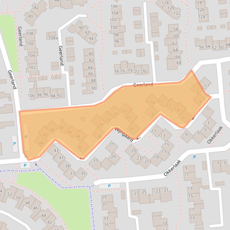Kaart van postcodegebied 4761TH.