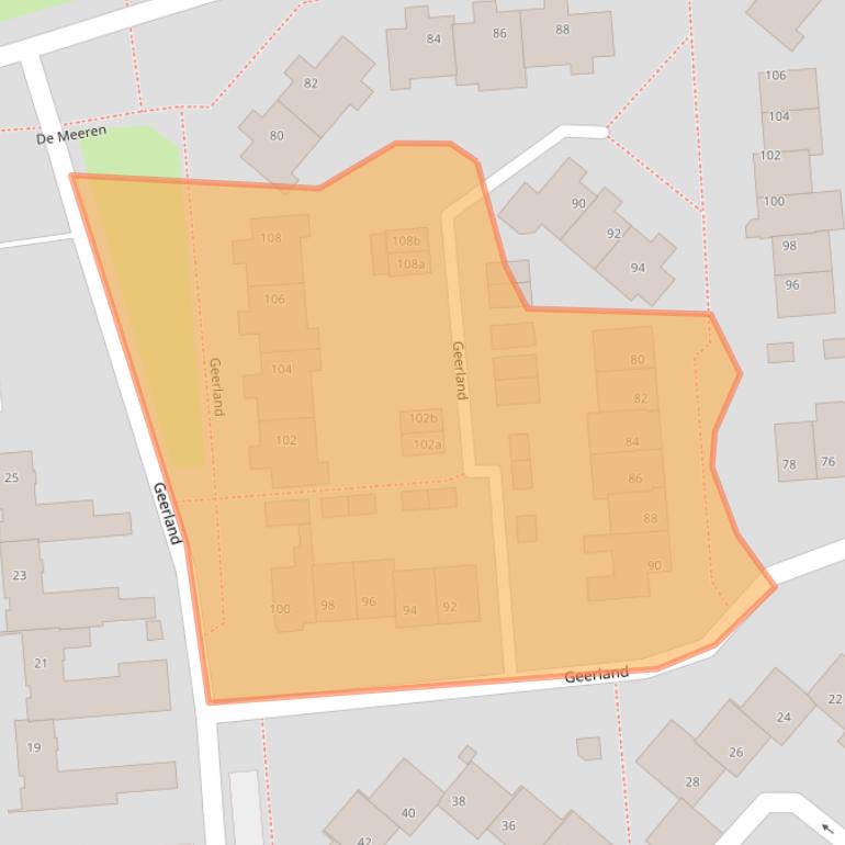 Kaart van postcodegebied 4761TM.