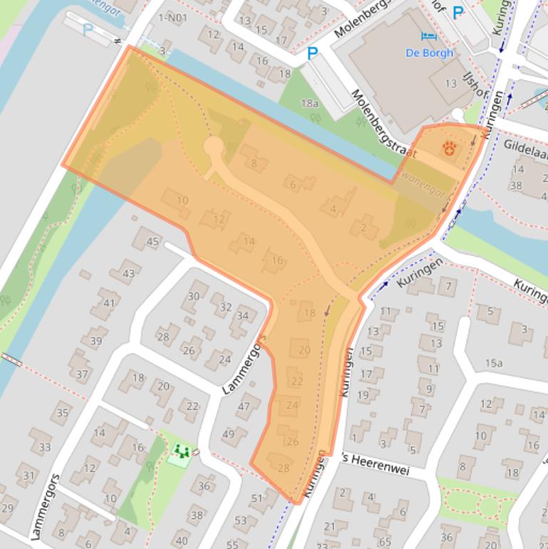 Kaart van postcodegebied 4761VA.