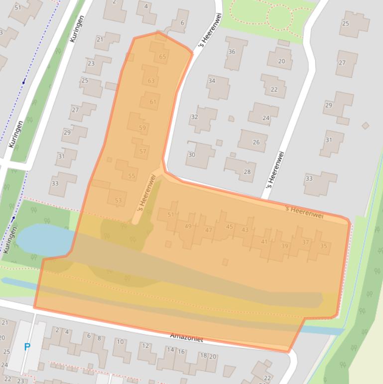 Kaart van postcodegebied 4761VE.