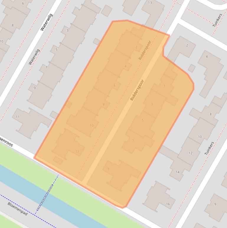 Kaart van postcodegebied 4761WR.