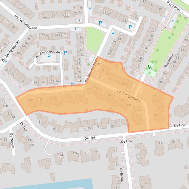 Kaart van postcodegebied 4761XG.