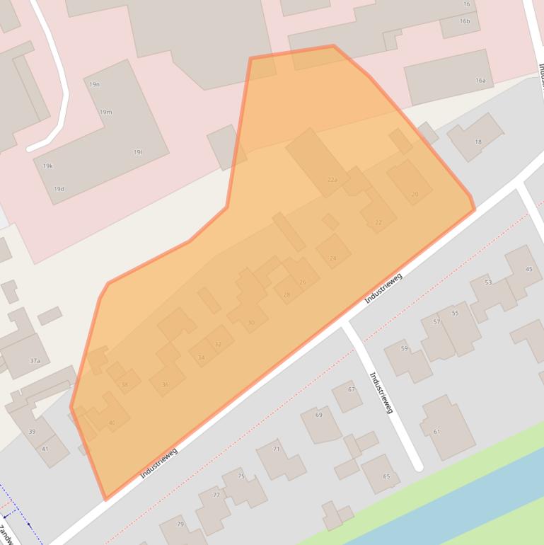 Kaart van postcodegebied 4762AD.