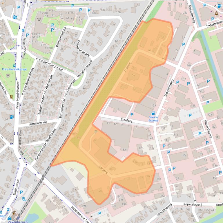 Kaart van postcodegebied 4762AM.