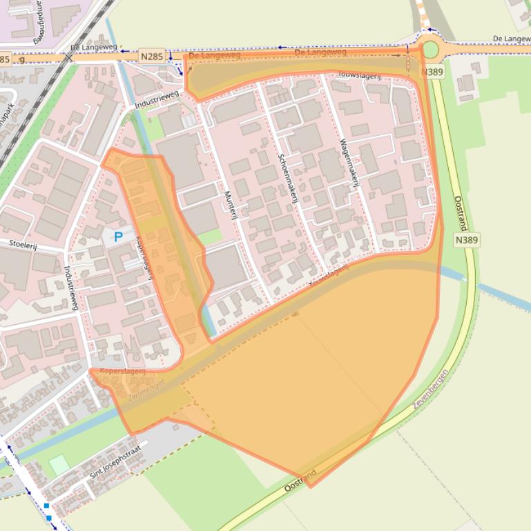 Kaart van postcodegebied 4762AP.