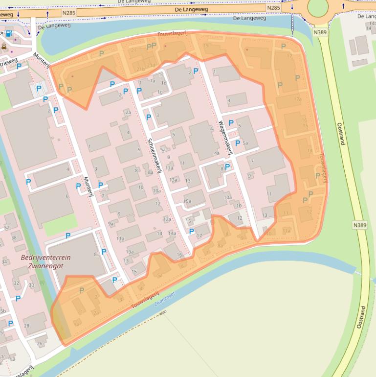 Kaart van postcodegebied 4762AT.