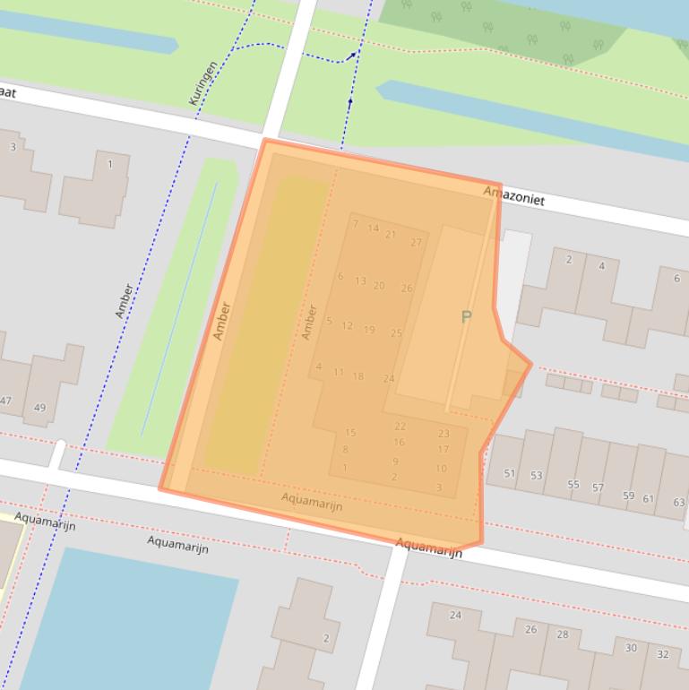 Kaart van postcodegebied 4762BB.