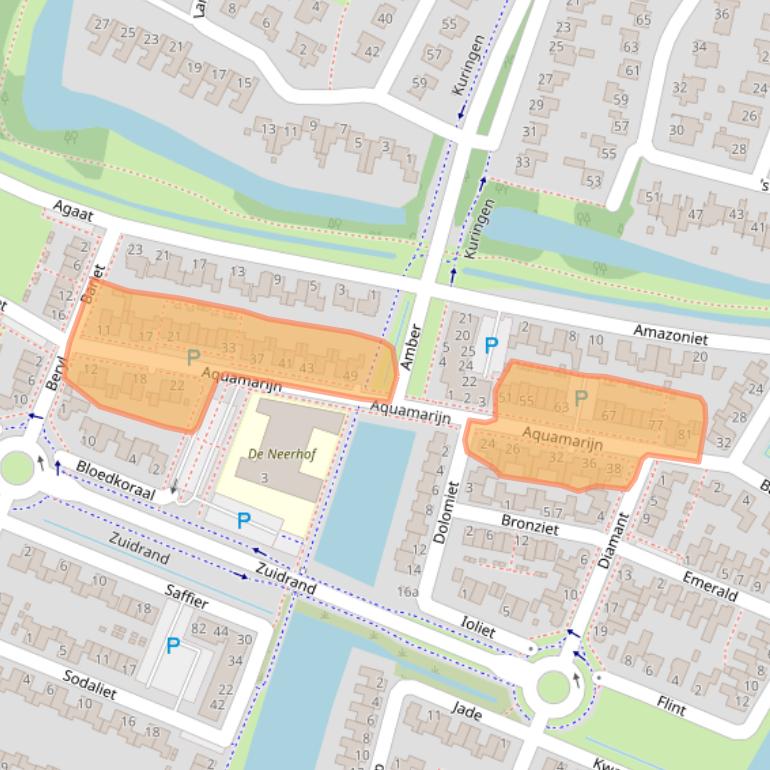 Kaart van postcodegebied 4762BD.