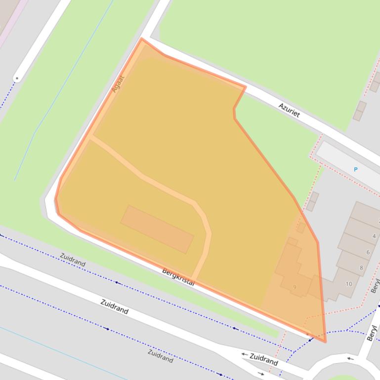 Kaart van postcodegebied 4762BH.