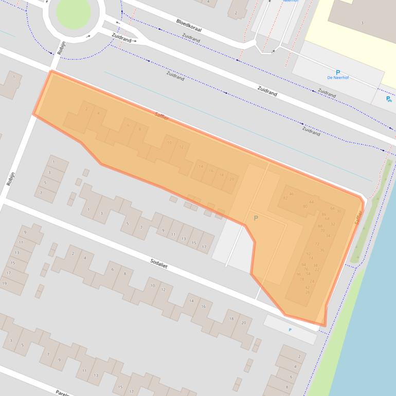 Kaart van postcodegebied 4762CL.