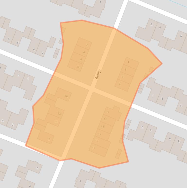 Kaart van postcodegebied 4762CN.