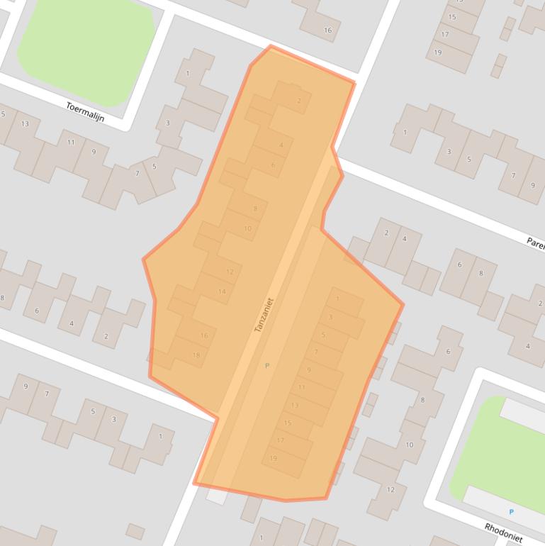 Kaart van postcodegebied 4762CP.