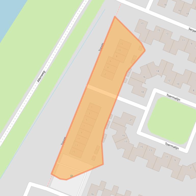 Kaart van postcodegebied 4762CX.