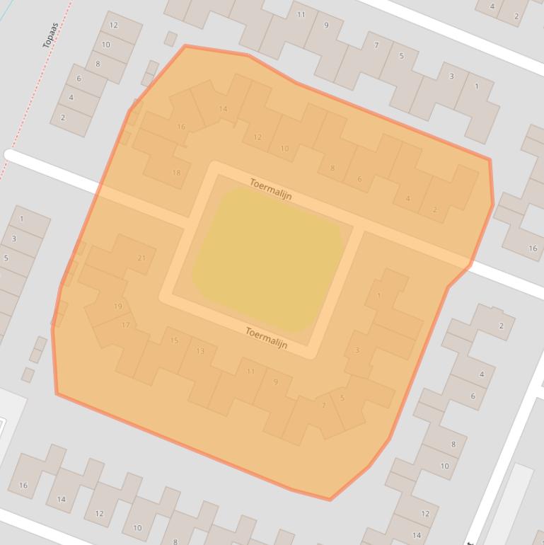 Kaart van postcodegebied 4762CZ.