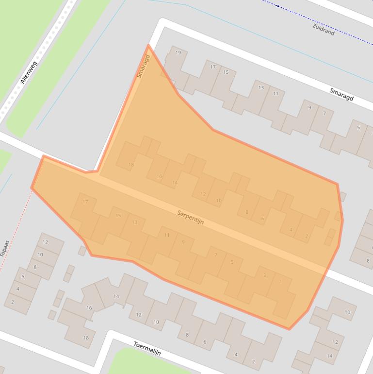 Kaart van postcodegebied 4762DA.