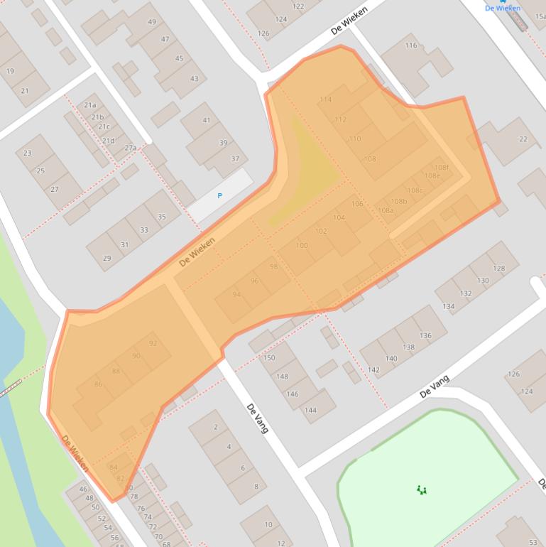 Kaart van postcodegebied 4765BD.