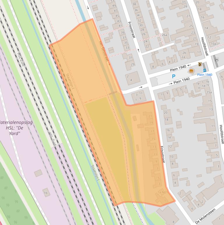 Kaart van postcodegebied 4765BR.