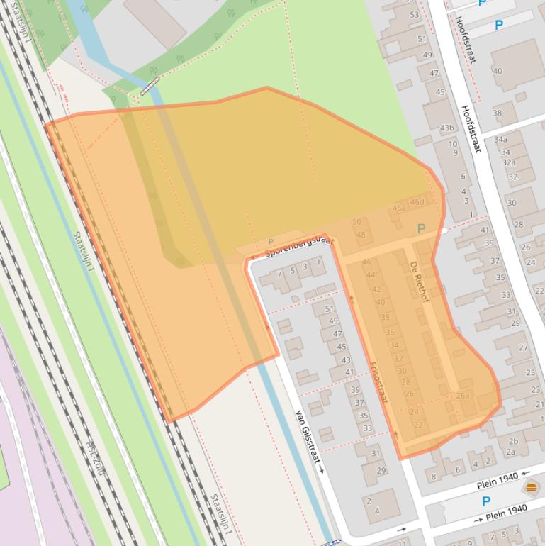 Kaart van postcodegebied 4765BV.