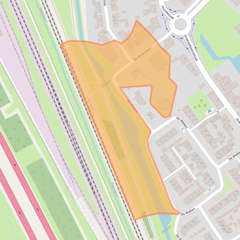 Kaart van postcodegebied 4765BX.