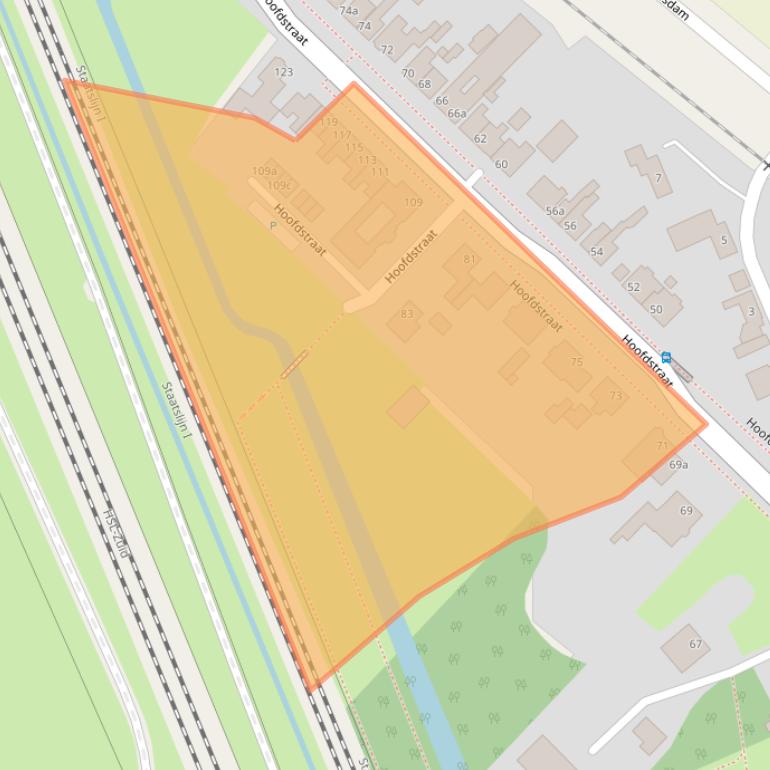 Kaart van postcodegebied 4765CC.