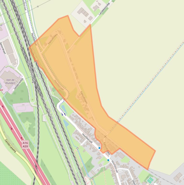 Kaart van postcodegebied 4765RA.