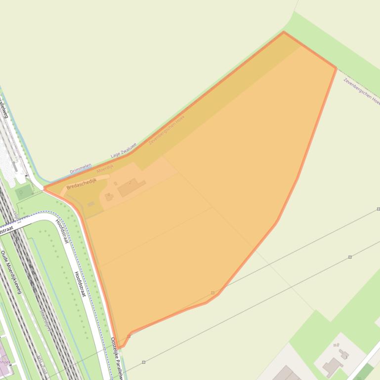 Kaart van postcodegebied 4765SM.