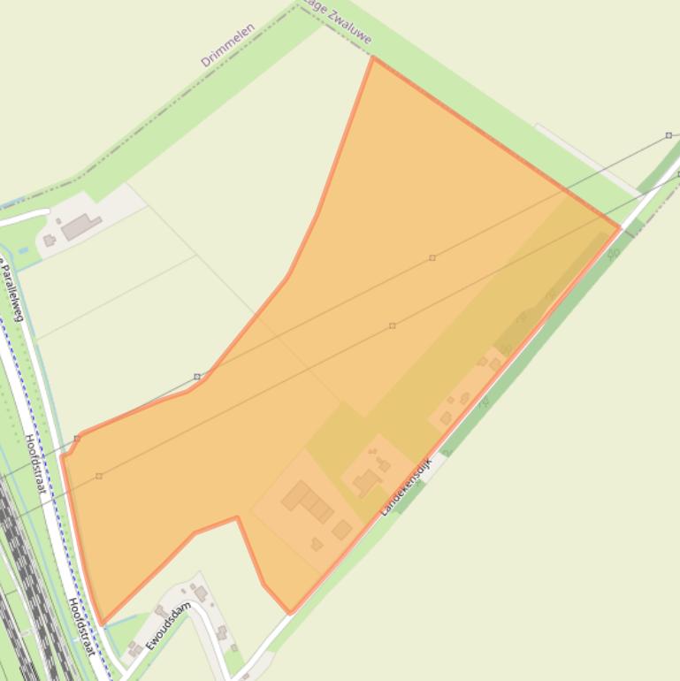 Kaart van postcodegebied 4765SW.