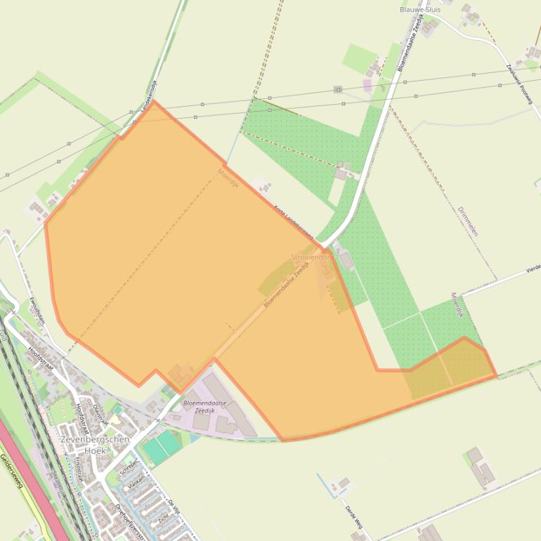 Kaart van postcodegebied 4765TB.