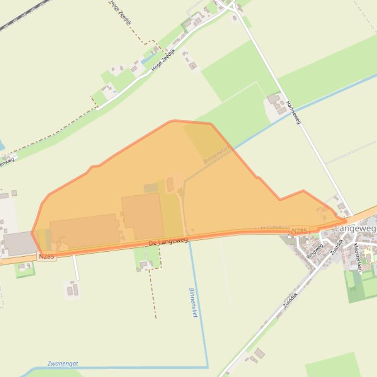 Kaart van postcodegebied 4771RA.