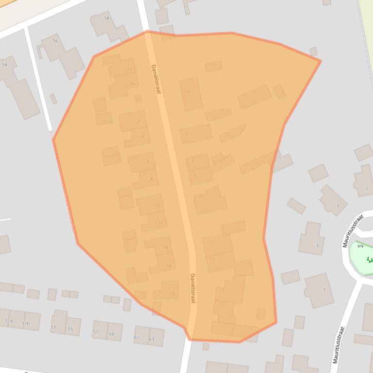 Kaart van postcodegebied 4771RP.