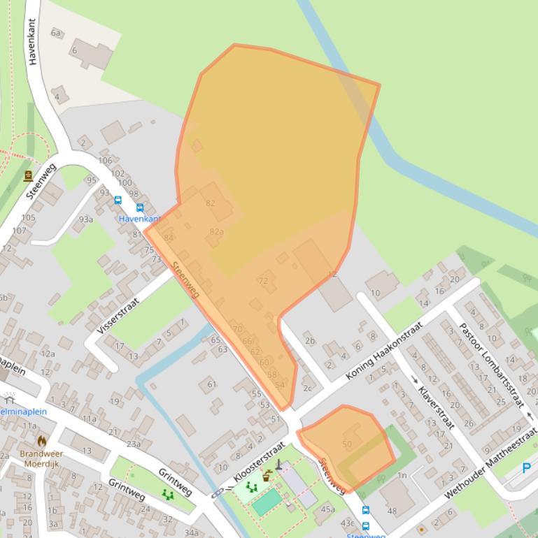 Kaart van postcodegebied 4781AR.