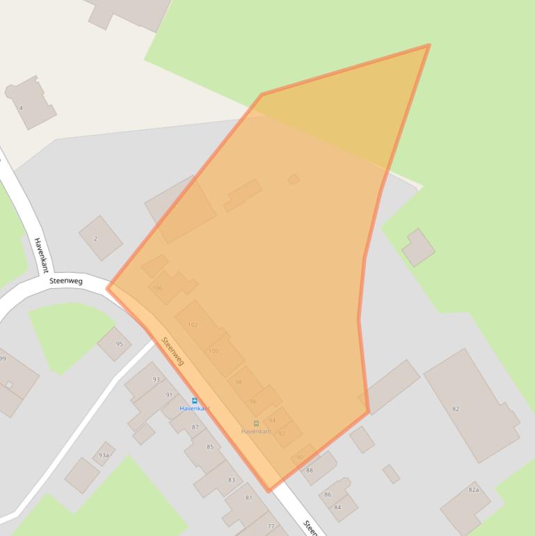 Kaart van postcodegebied 4781AS.