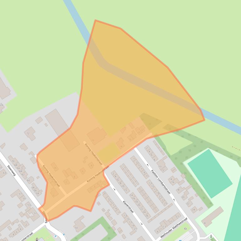 Kaart van postcodegebied 4781AT.