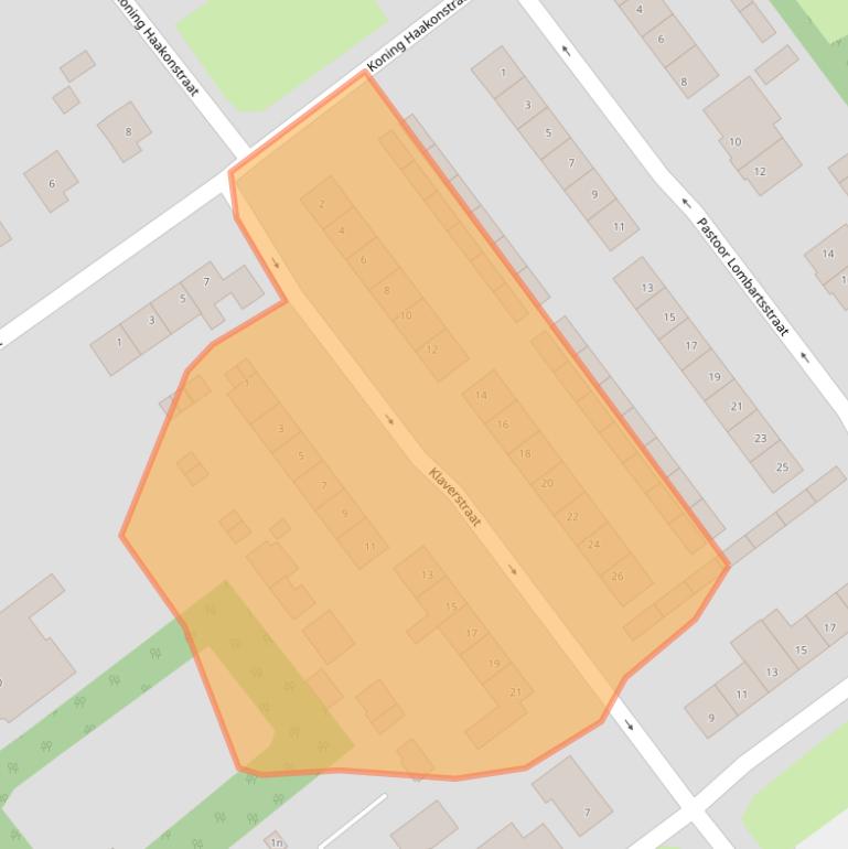 Kaart van postcodegebied 4781AV.