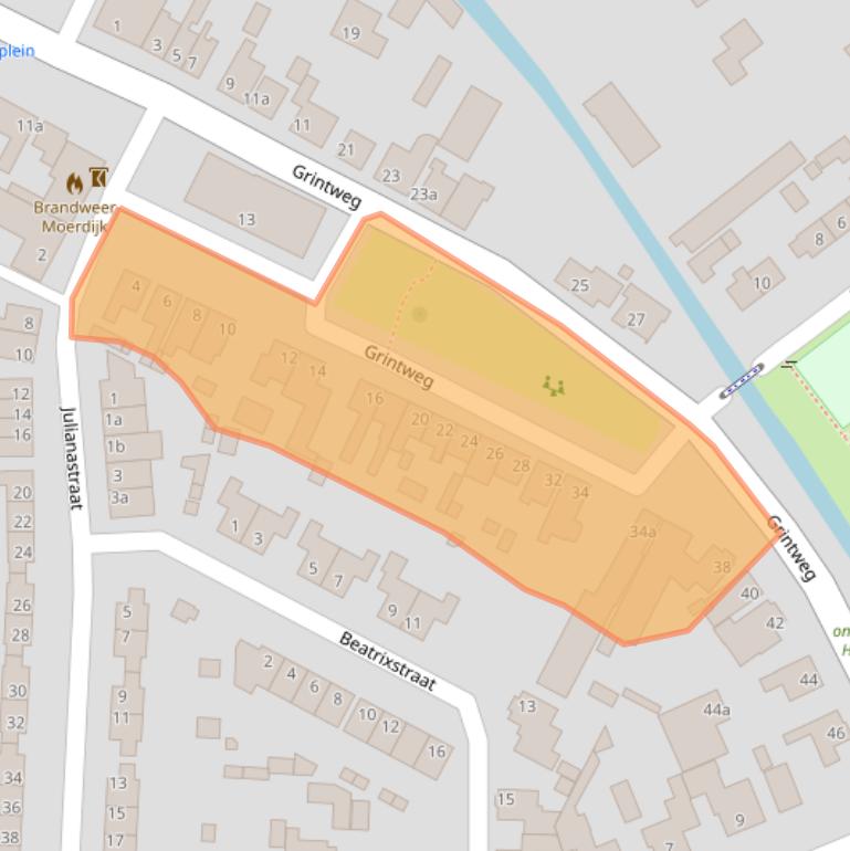 Kaart van postcodegebied 4782AE.