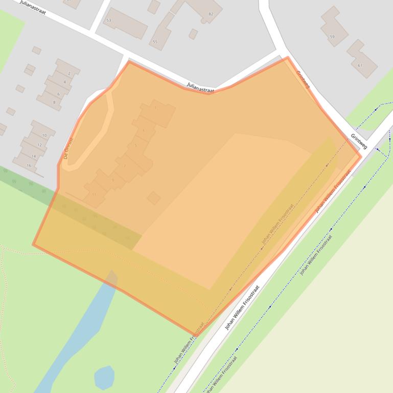 Kaart van postcodegebied 4782BA.