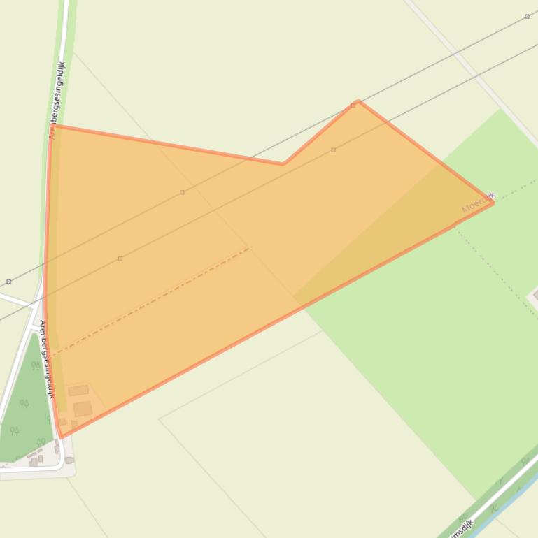 Kaart van postcodegebied 4782PB.