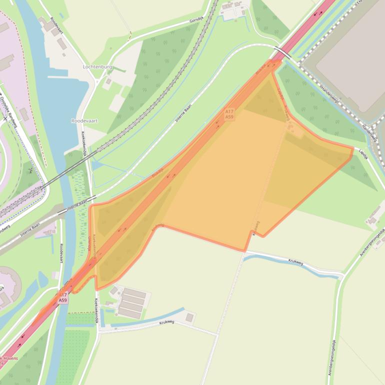 Kaart van postcodegebied 4782PC.