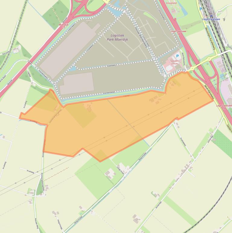 Kaart van postcodegebied 4782PD.