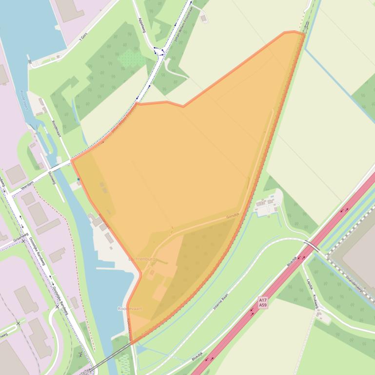 Kaart van postcodegebied 4782PH.